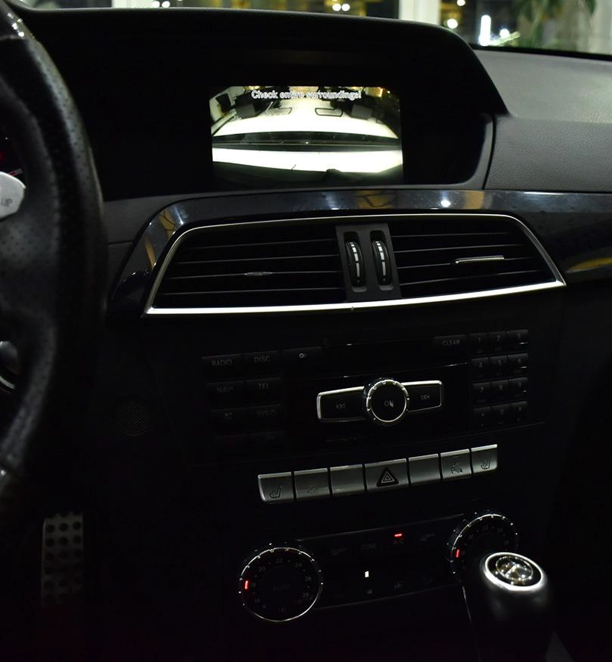 Mercedes Benz C63 AMG ( 2013 Model ) in Black Color GCC Specs-10-10