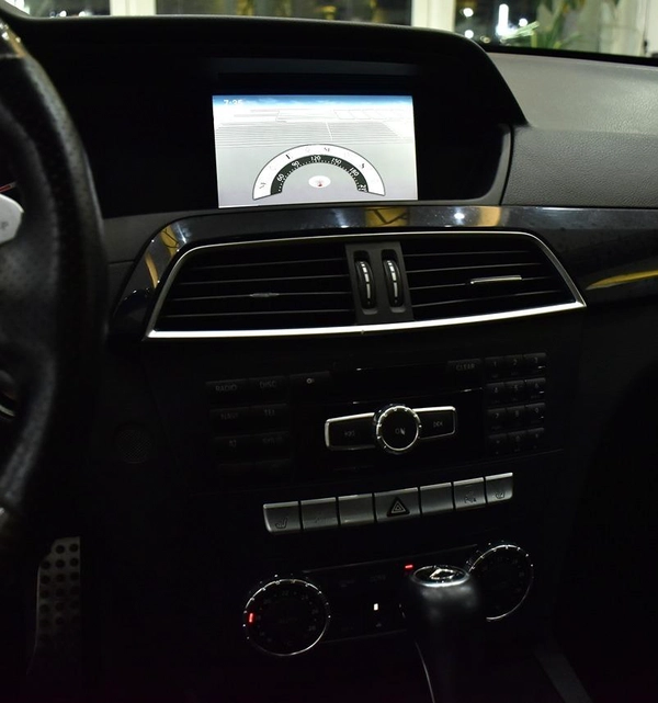 Mercedes Benz C63 AMG ( 2013 Model ) in Black Color GCC Specs