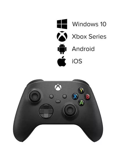 Xbox Wireless Controller – Carbon Black | Compatible with Xbox Series X|S, Xbox One, Windows PC, Android & iOS - Carbon Black-1