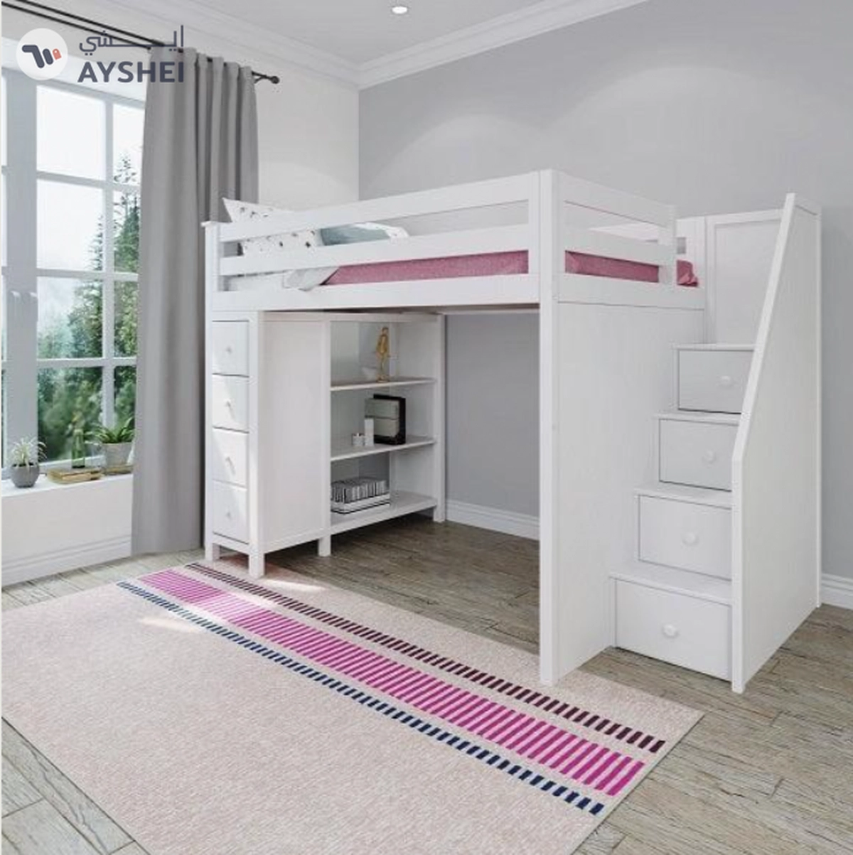 Chelsea Bunk Bed-3-3