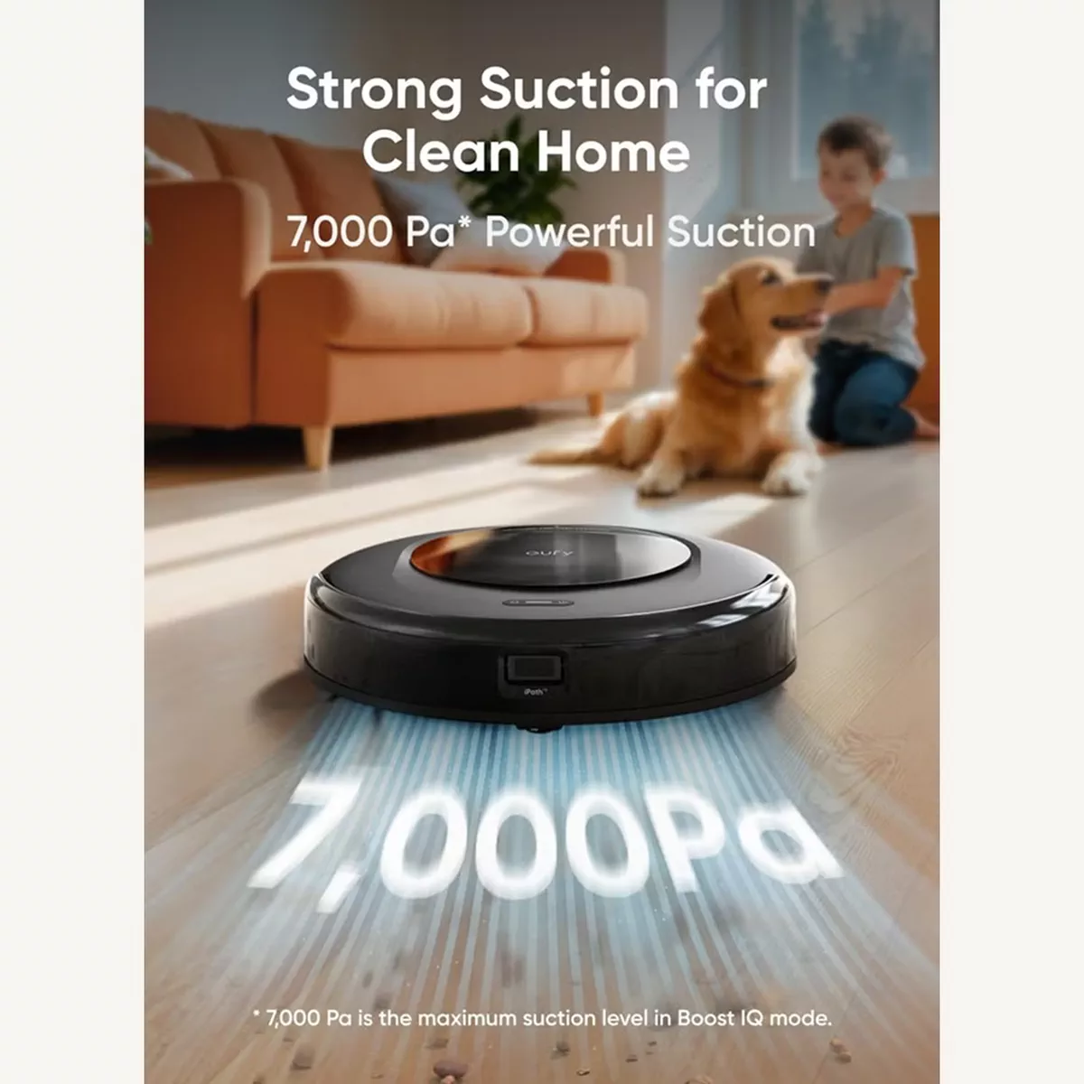 EUFY Robot Vacuum Omni C20 with All-in-One Station, Auto Emptying, Mop Washing and Drying for Hands-Free Cleaning, 7,000 Pa Powerful Suction, 3.35-Inch Ultra-Slim Body, Robot Vacuum and Mop Combo 30 W T2280V11 Black-6-6