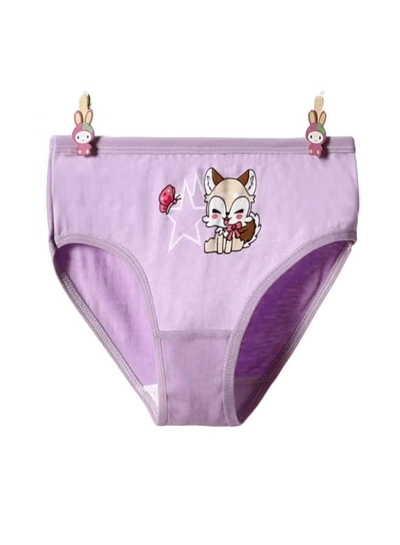 Babyqlo 4 Pack Squirrel Printed Panty Multicolour-1