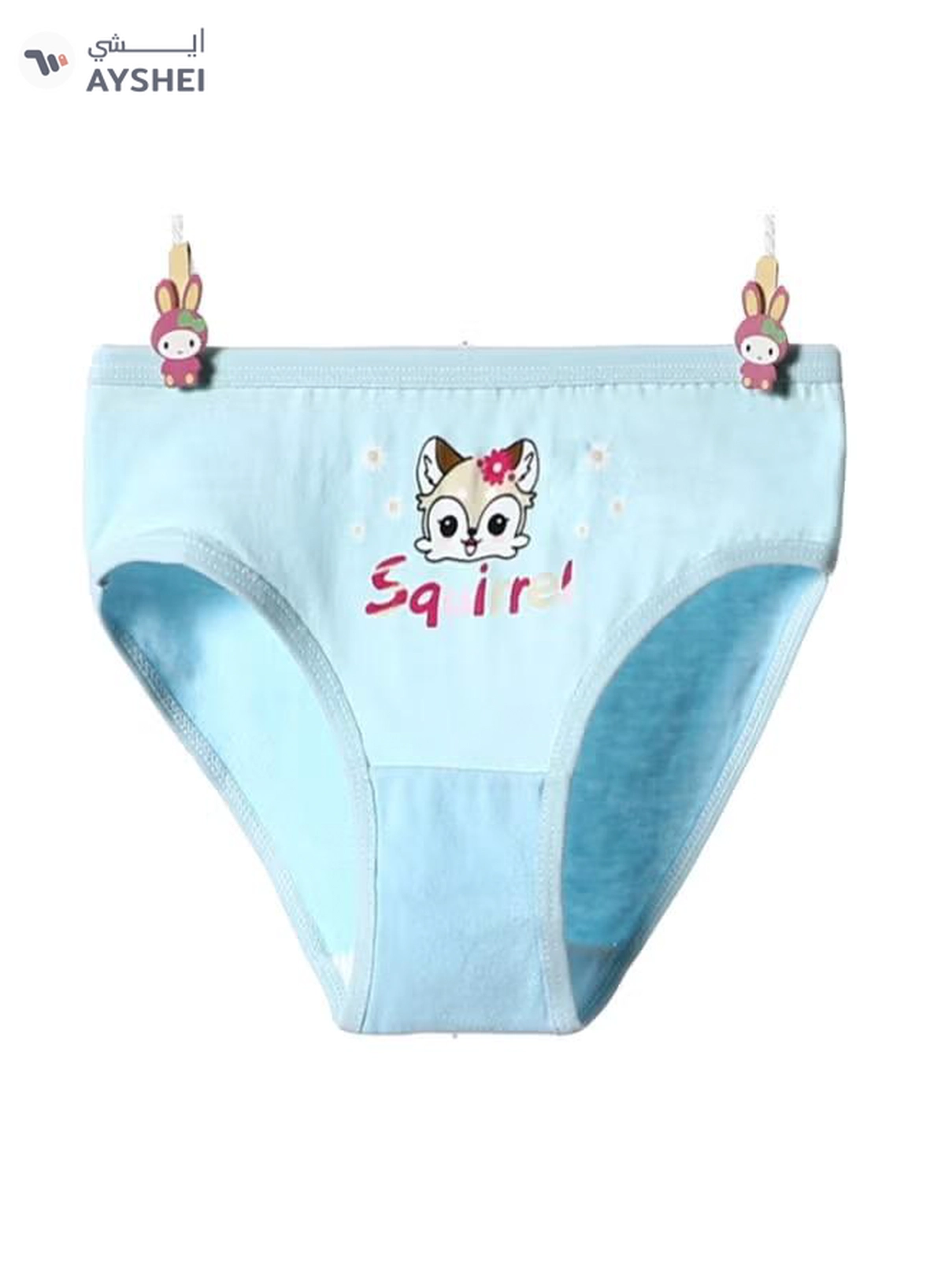 Babyqlo 4 Pack Squirrel Printed Panty Multicolour-3-3