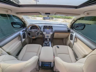 TOYOTA PRADO 2019 VXR TOP FULL OPTION GCC V6 4.0L IN EXCELLENT CONDITION-2