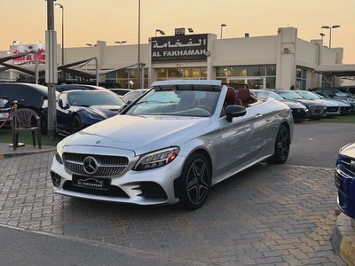 Mercedes C300 convertible soft top usa imported with perfect condition-0