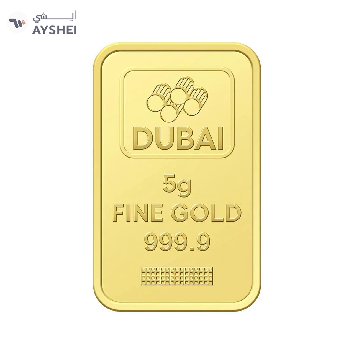 Dubai Gold 5 Grams Pure 999.9 Fine Gold Bar-2-2