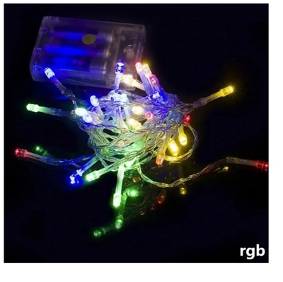 BATTERY OPERATED LED DECORATIVE LIGHTS-AA 4.5V-10M-MULTICOLOR-0