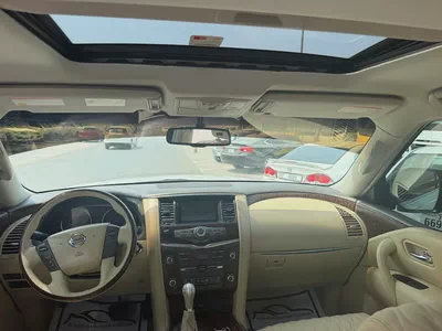 Nissan patrol 2014 fullopshin look 224 white color GCC-2
