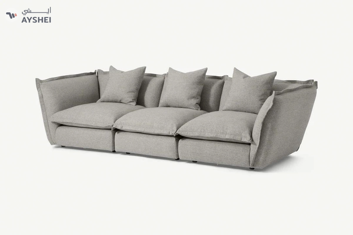 Fernsby Modular Sofa, Silver Grey-1-1