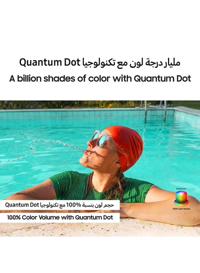 Samsung Smart TV, QLED, Q70D, 55 Inch, 2024, International Version 100% Color Volume with Quantum Dot, 4K AI Upscaling, Tizen OS, Motion Xcelerator 120Hz QA55Q70D Titan-5
