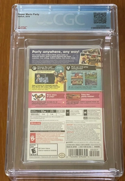Super Mario Party Vedio Game 2018 Sealed High Grade CGC 9.9-2