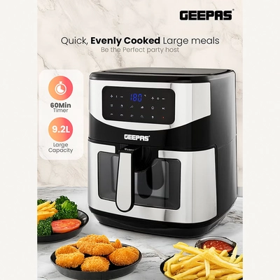 Geepas Digital Air Fryer 9.2 L With Vortex Air Frying Technology-7
