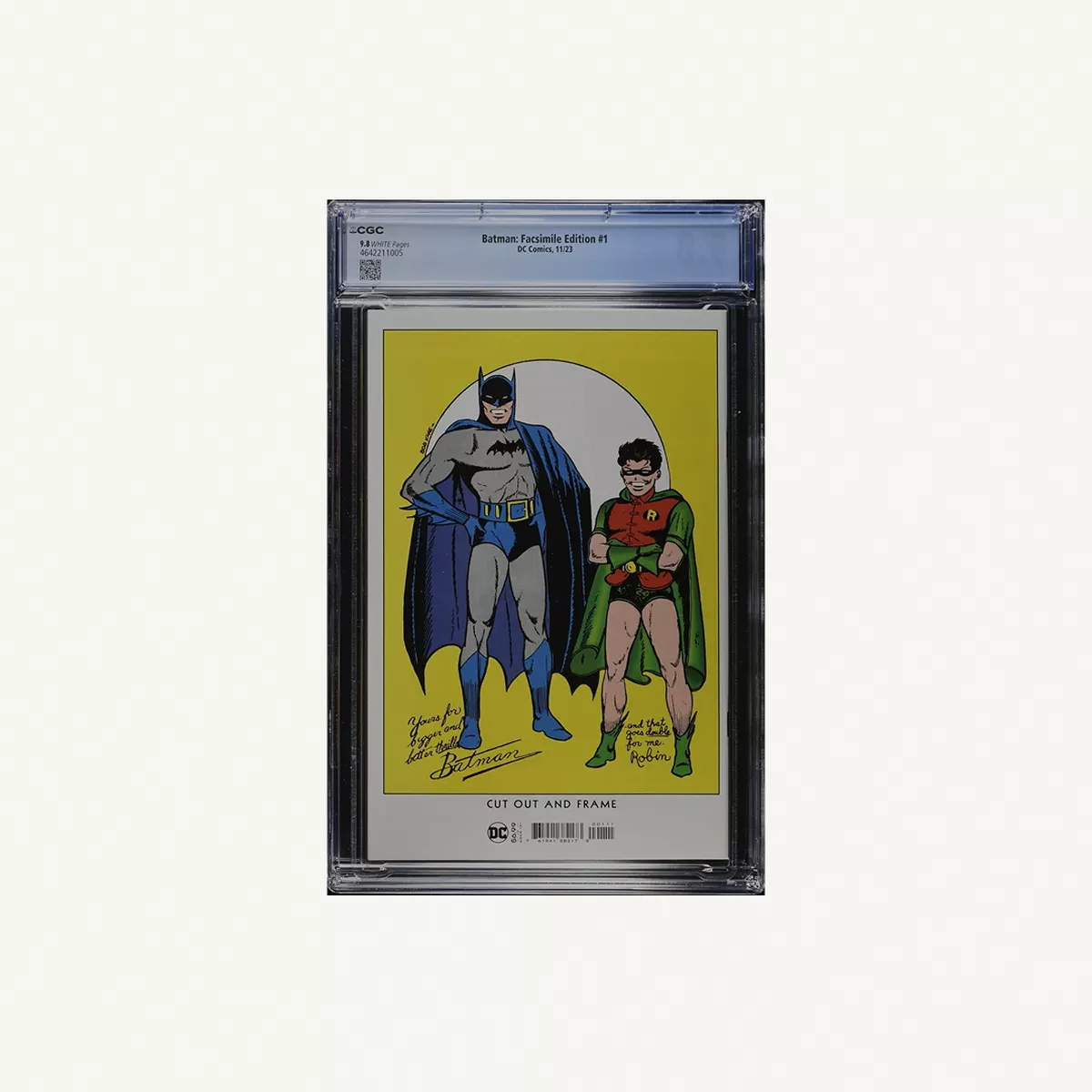 Own a CGC 9.8 Batman: Facsimile Edition #1 (2023)-0-0