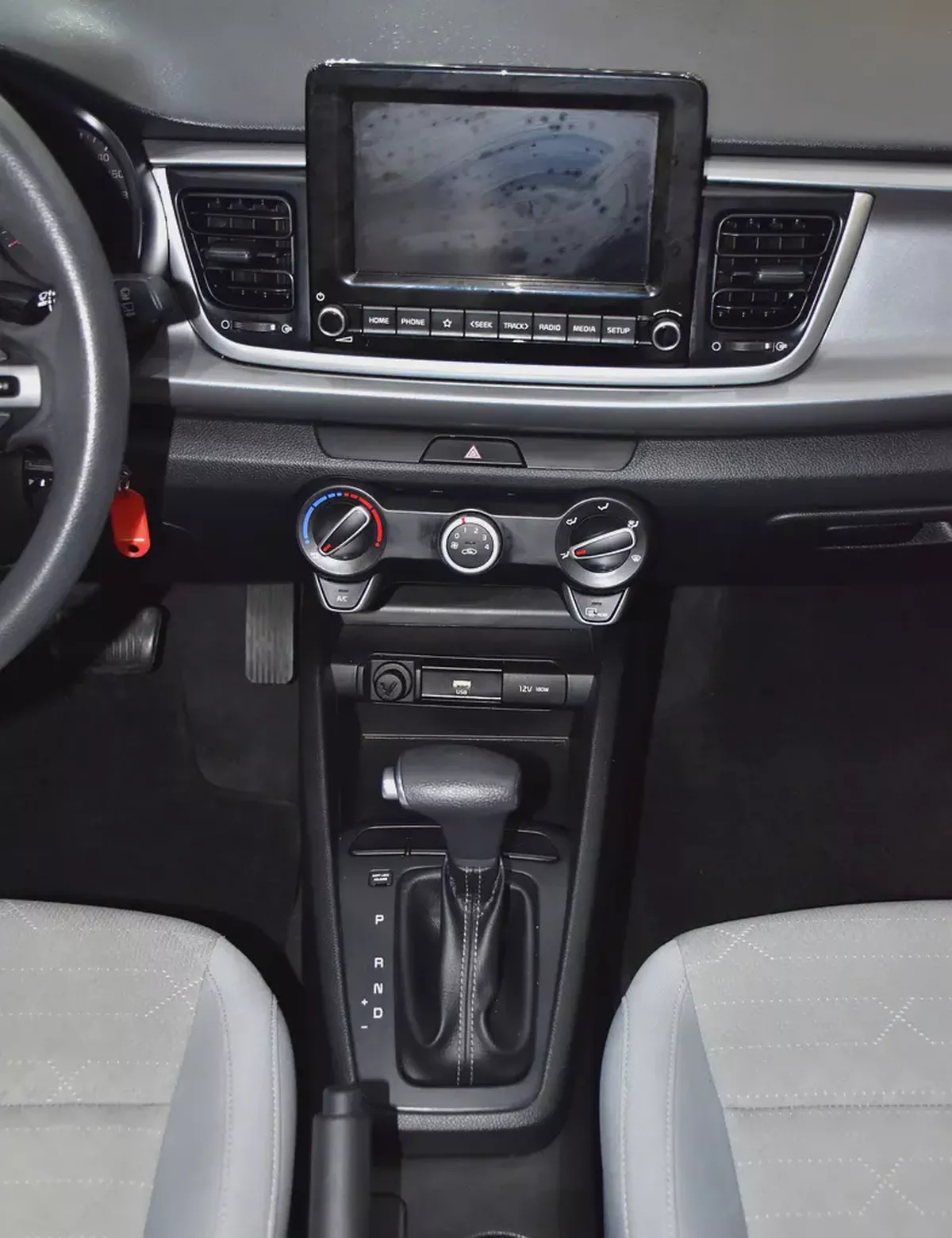 AED 575 EMi at 0% DP | KIA Rio ( 2021 Model ) in Silver Color GCC Specs-14-14