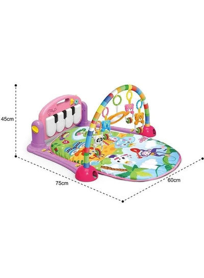 HUANGER Piano Fitness Rack Baby Toys 75x60x45cm-3