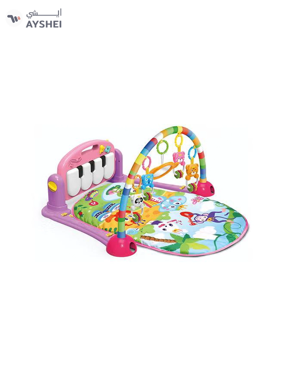 HUANGER Piano Fitness Rack Baby Toys 75x60x45cm-1-1