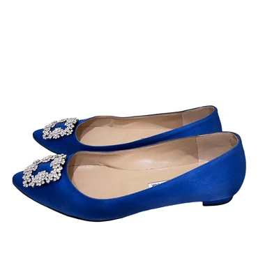 Manolo Blahnik Blue Shoes-0