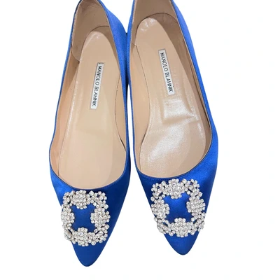 Manolo Blahnik Blue Shoes-3
