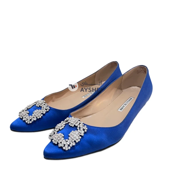 Manolo Blahnik Blue Shoes