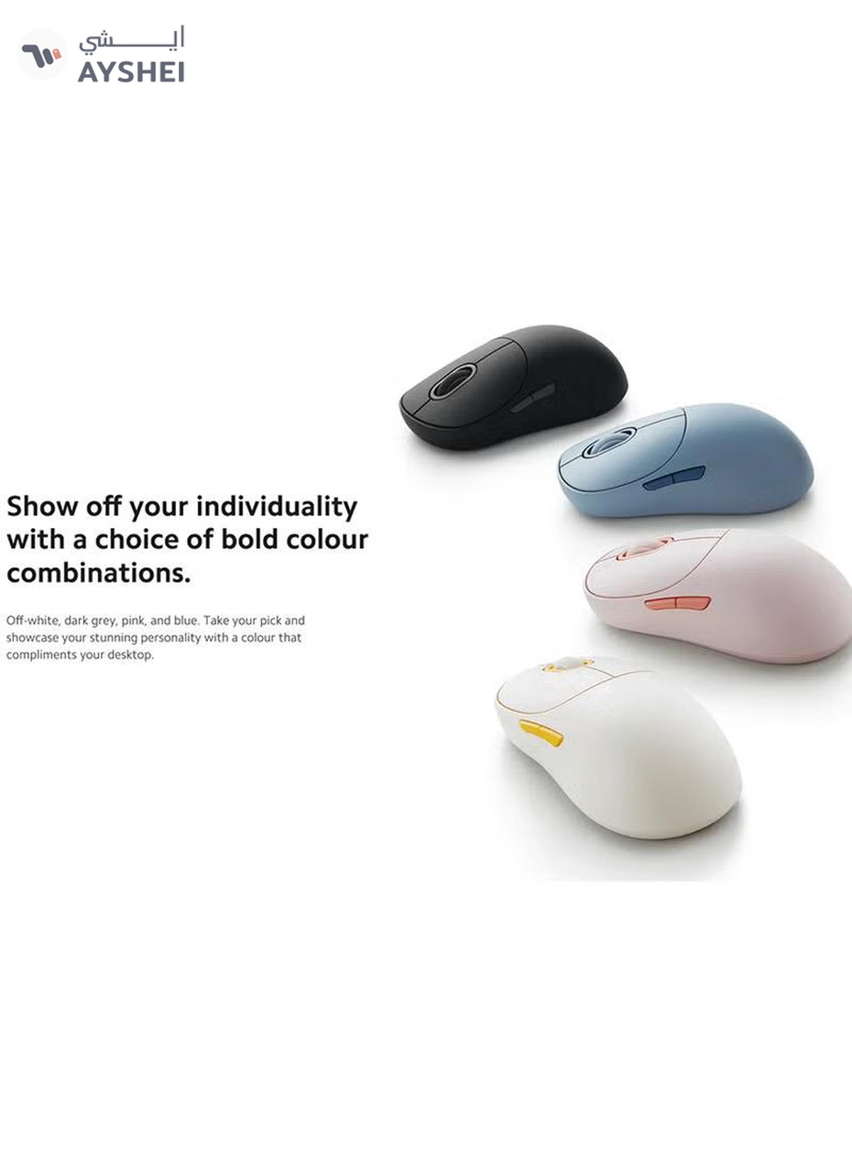 Xiaomi Wireless Mouse Xiaomi 3, 1200DPI, Bluetooth / Wi-Fi - BHR8914GL | Blue-1-1