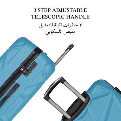 Para John ABS Hard Trolley Luggage 20/24 Inch | Lightweight Travel Suitcase-4