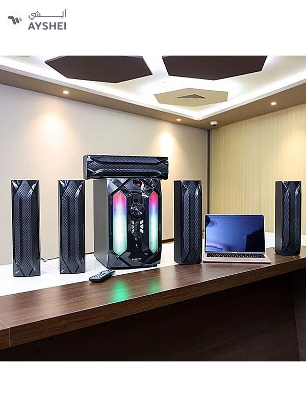 KRYPTON 5.1 Channel Multimedia Speaker System KNMS6083 Black
