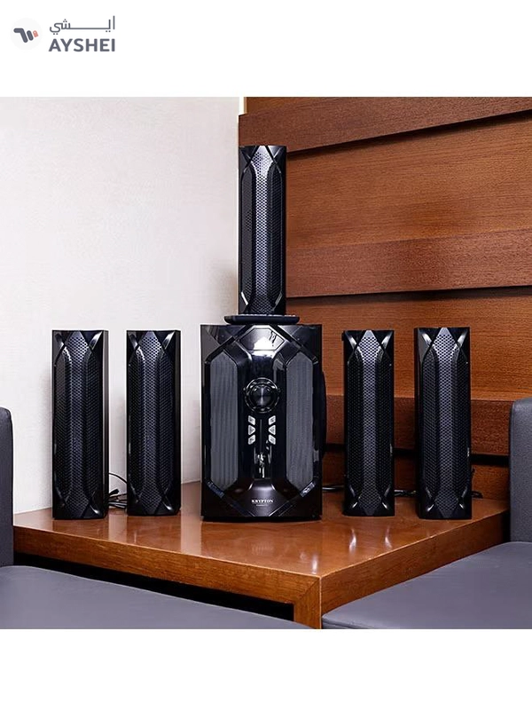 KRYPTON 5.1 Channel Multimedia Speaker System KNMS6083 Black