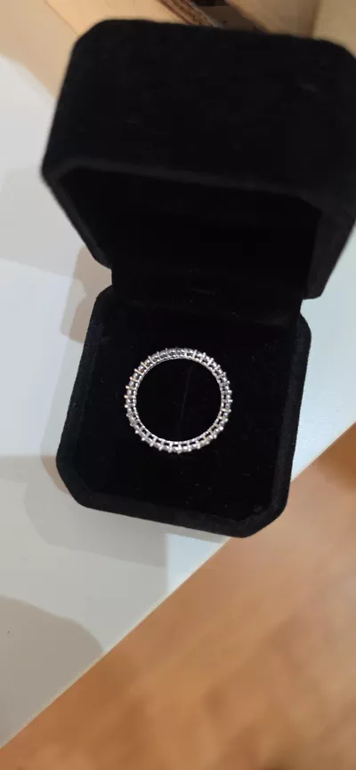 white gold 18k diamond eternity ring-0