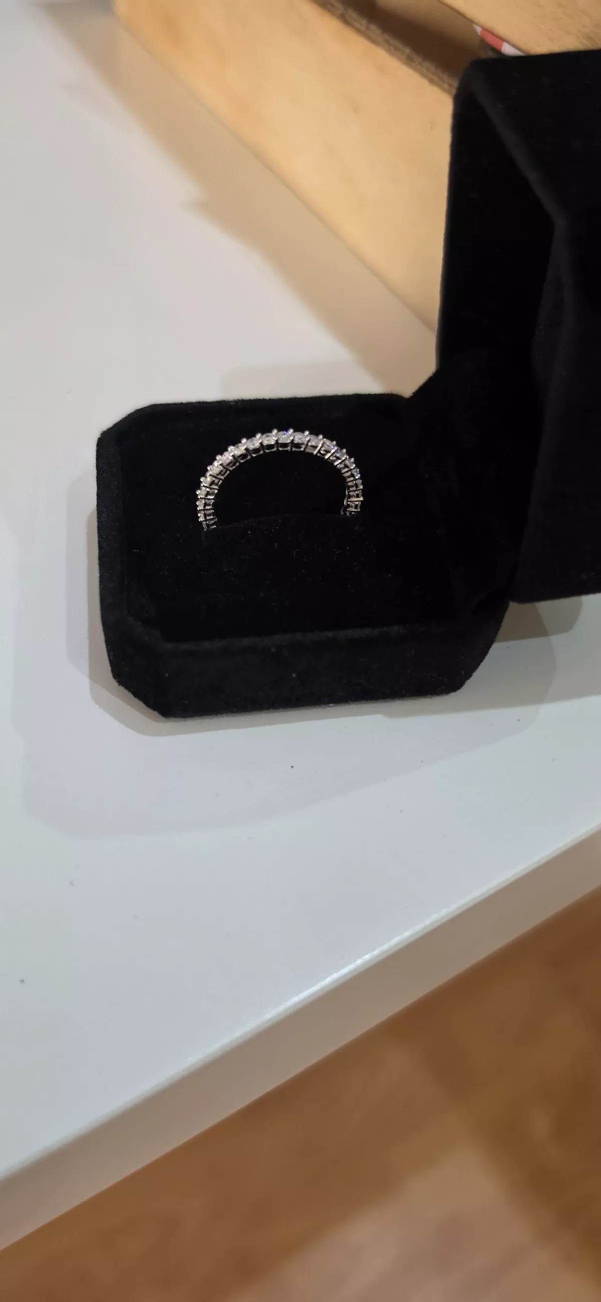 white gold 18k diamond eternity ring-1-1