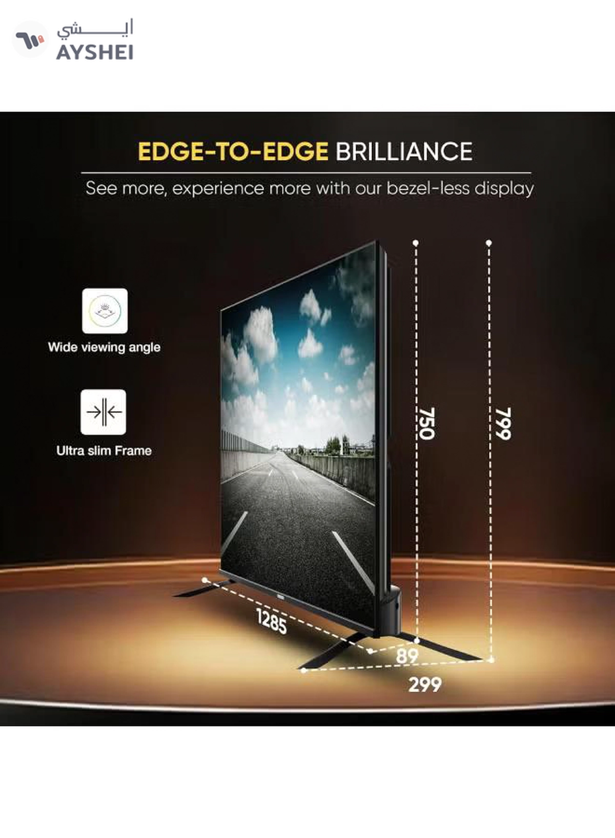 Hisense 43-Inch 4K UHD HDR Smart TV (Vidaa OS) 43A6GE Black-8-8