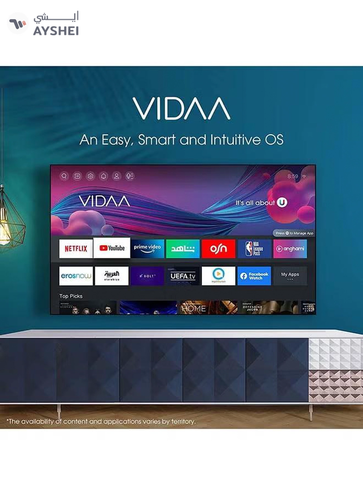Hisense 43-Inch 4K UHD HDR Smart TV (Vidaa OS) 43A6GE Black-7-7