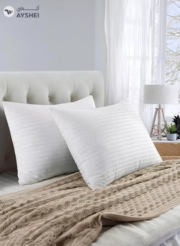 REGAL IN HOUSE Set of 2-Pieces of Hotel Pillows, for Back, Neck, and Shoulder Support Soft