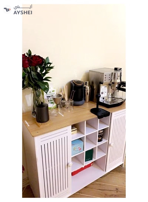 Eworld Portable 9 Cubes Freestanding Entryway kitchen Square Cube Shelf Unit Household 