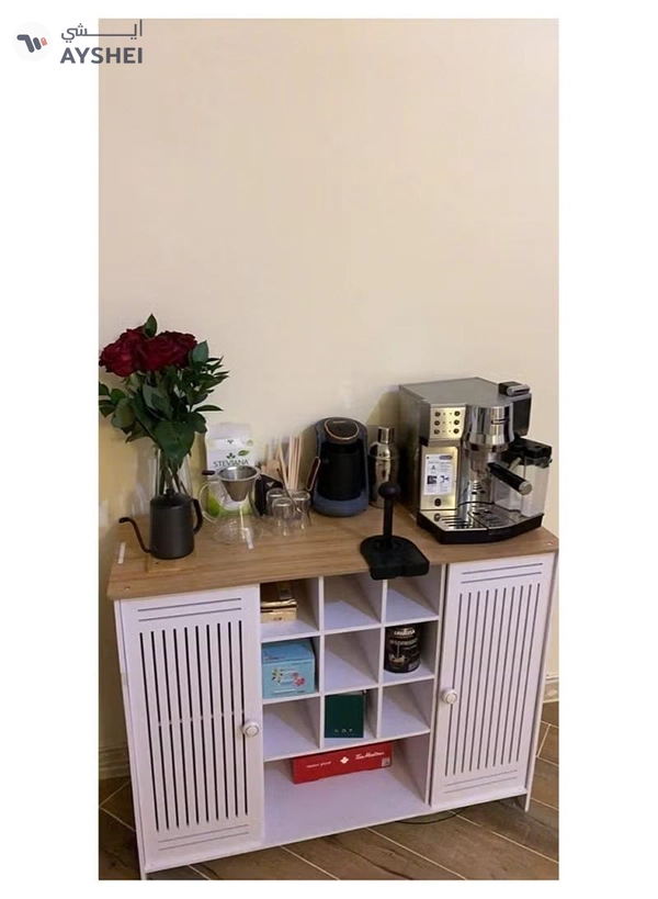 Eworld Portable 9 Cubes Freestanding Entryway kitchen Square Cube Shelf Unit Household 
