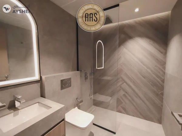Brand new 1bhk apartment with kitchen appliances and Specious balcny in Arjan / ready to move 