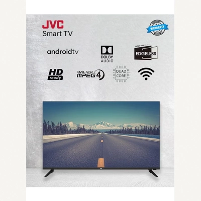 JVC 40 Inch Edgeless Full HD LED Android Smart TV with Dolby Audio + SOUNDBAR Black Bundle-1