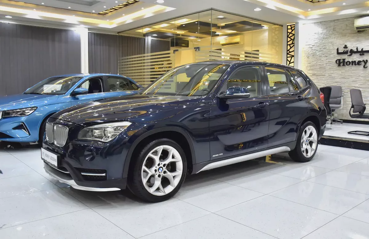 EXCELLENT DEAL for our BMW X1 sDrive18i ( 2015 Model ) in Blue Color! GCC Specs-1-1