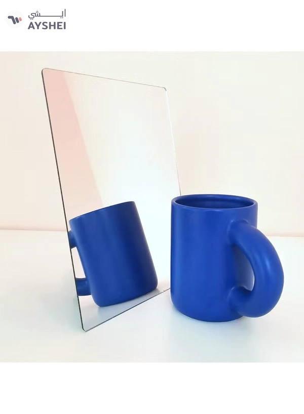 Eworld Acrylic Self-Adhesive Mirror Surface Wall Stickers