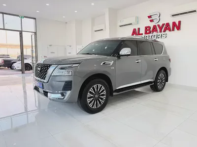 نيسان باترول بلاتينيوم V6 رمادي / زعفراني 2017 (خليجي)-1