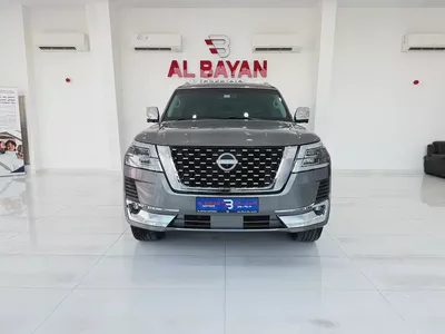 نيسان باترول بلاتينيوم V6 رمادي / زعفراني 2017 (خليجي)-4
