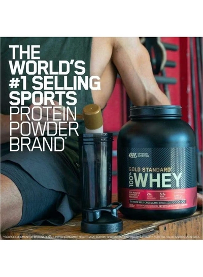 Optimum Nutrition Gold Standard 100% Whey Protein - Vanilla Ice Cream, 146 Servings-6