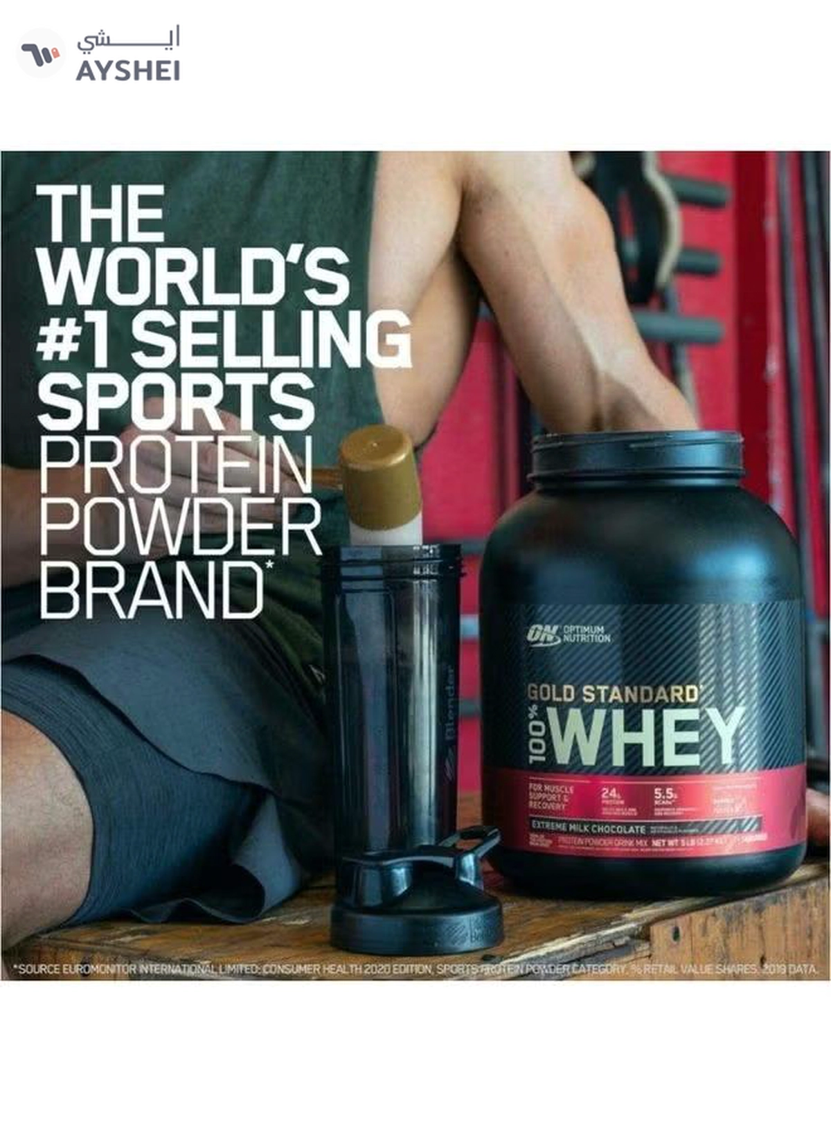 Optimum Nutrition Gold Standard 100% Whey Protein - Vanilla Ice Cream, 146 Servings-6-6