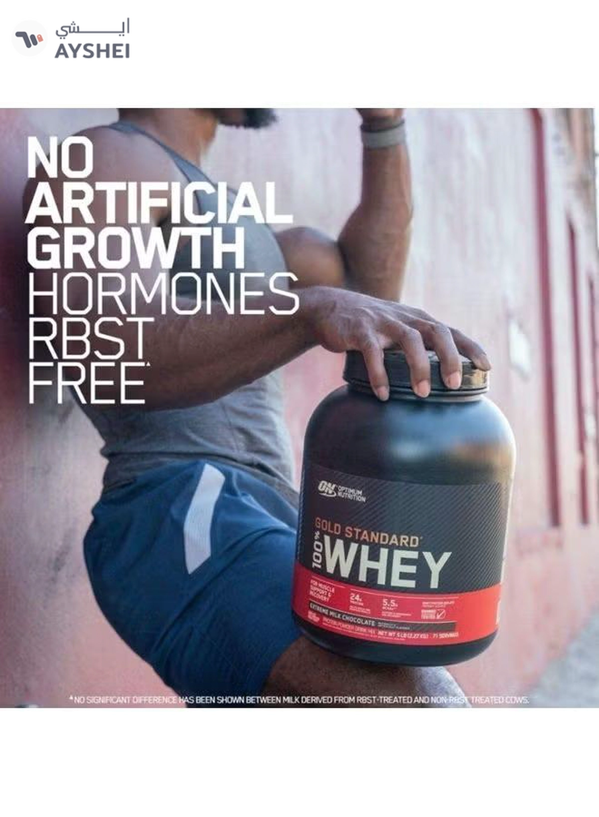Optimum Nutrition Gold Standard 100% Whey Protein - Vanilla Ice Cream, 146 Servings-4-4