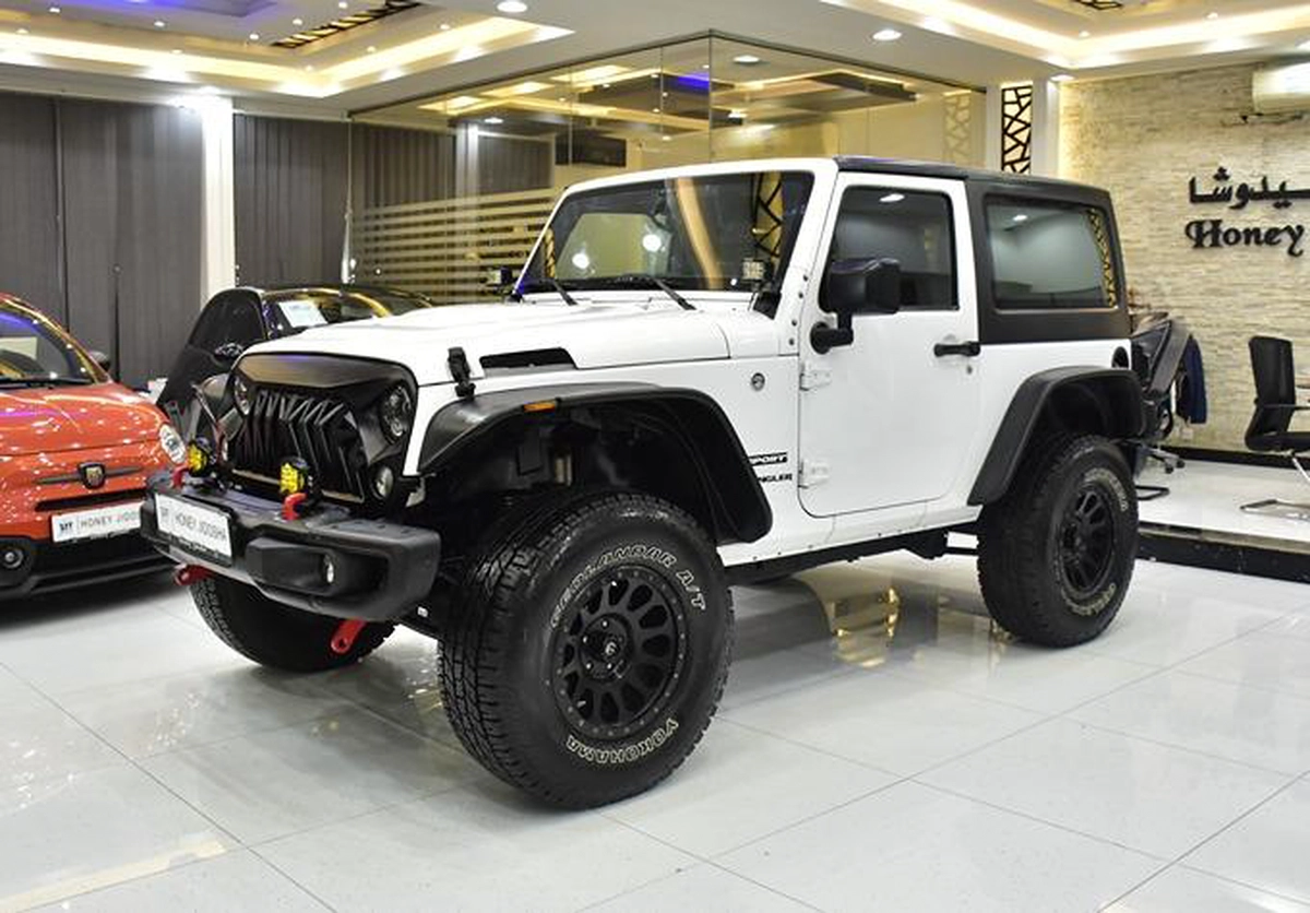 Jeep Wrangler Sport ( 2017 Model ) in White Color GCC Specs-7-7