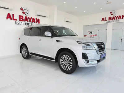 نيسان باترول بلاتينيوم V6 فضي / زعفراني خليجي المسعود Nissan Patrol 2020 SE Platinum GCC Specs --0