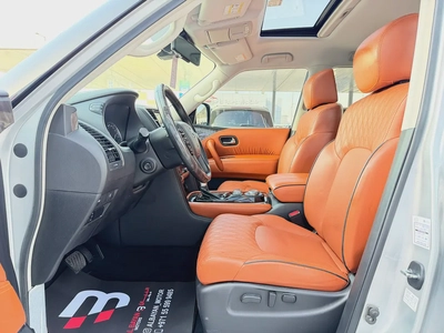نيسان باترول بلاتينيوم V6 فضي / زعفراني خليجي المسعود Nissan Patrol 2020 SE Platinum GCC Specs --6