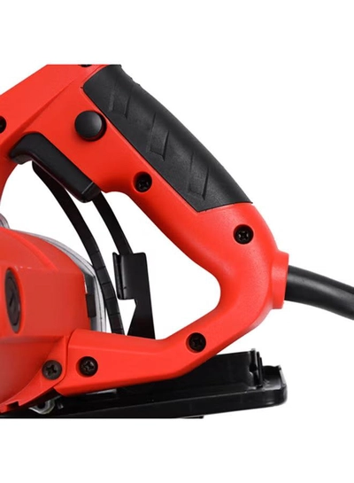 Geepas 1200W Circular Saw With High Speed And 185mm Saw Blades- Multi-Purpose Blade 65mm Cutting Depth,Depth & Angle Adjustment | Ideal for Wood, Mild Steel, Plastic & More Silver/Black/Red-2