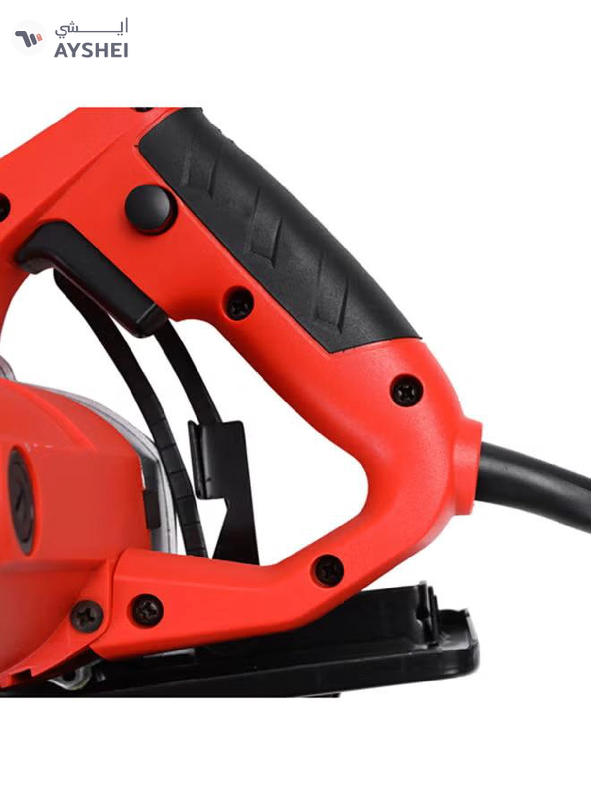 Geepas 1200W Circular Saw With High Speed And 185mm Saw Blades- Multi-Purpose Blade 65mm Cutting Depth,Depth & Angle Adjustment | Ideal for Wood, Mild Steel, Plastic & More Silver/Black/Red-2-2