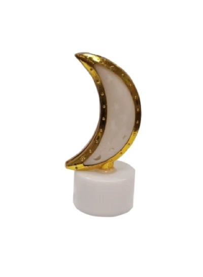 Yuwell Pack Of 12 Pcs Moon Shape Ramadan Light Mini Portable Night Light And Table Decor Lamp For Ramadan Decoration-1