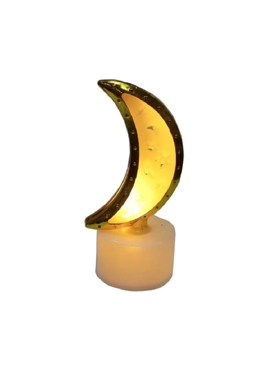Yuwell Pack Of 12 Pcs Moon Shape Ramadan Light Mini Portable Night Light And Table Decor Lamp For Ramadan Decoration-2